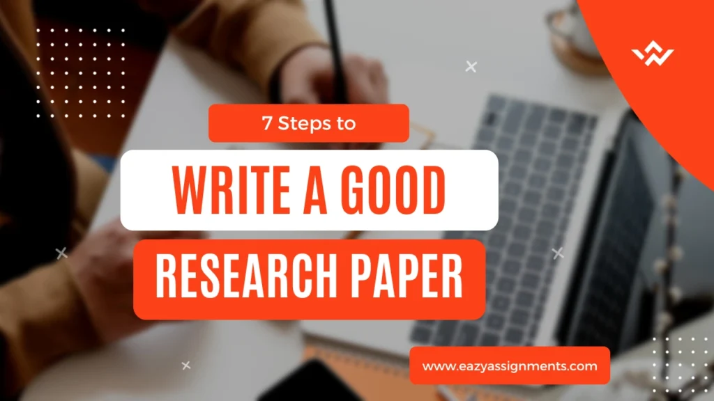 Write a Good Research Paper